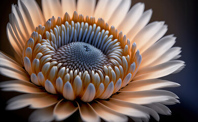 Beautiful flower, macro nature artsy concept
