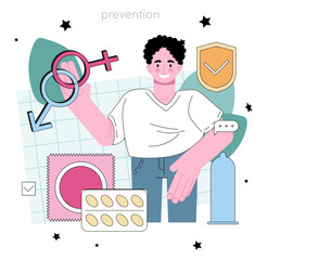 Venereologist concept. Professional diagnostic of dermatology and sexually