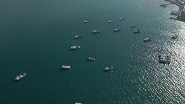 boats in the sea