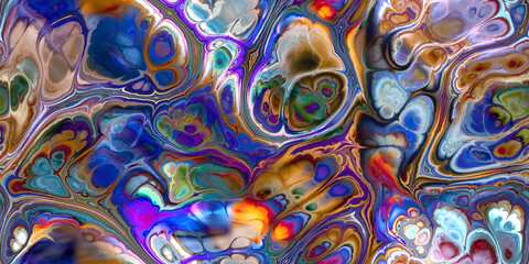  flowing, dramatic, marbled colors seamless tile repeatable pattern
