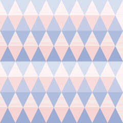 Seamless tartan plaid pattern in blue and pink tone.