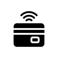 Obraz premium shopping glyph icon