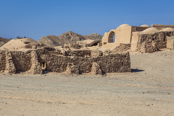 Area of Tower of Silence, Zoroastrian ruins complex in Yazd city in Iran