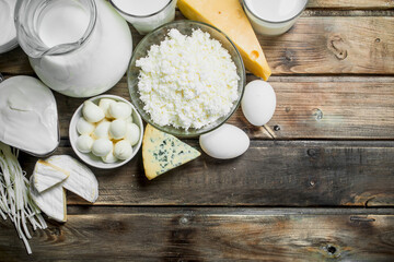 Fresh dairy products.