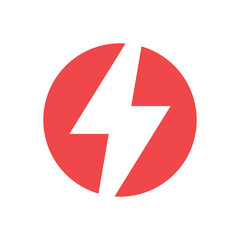 Lightning Icon, Thunder vector illustration