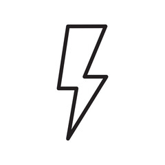 Lightning Icon, Thunder vector illustration