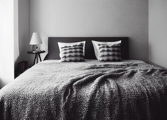 bed in bedroom