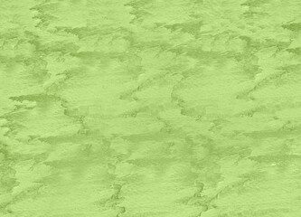 Green abstract watercolor texture background. Pastel watercolour brush splash pattern.