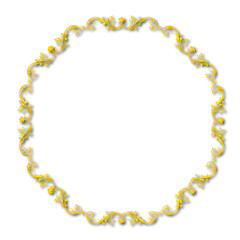 Obraz premium frames in vintage style with elements of ornament, art, pattern, background, texture