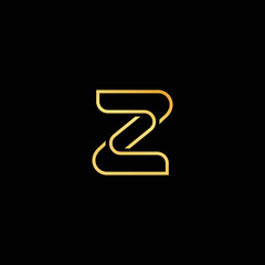 Creative and original letter Z symbol. Vector.