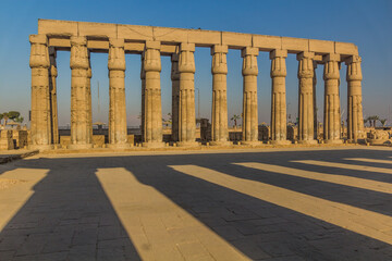 Fototapeta premium Columns of the Luxor temple, Egypt