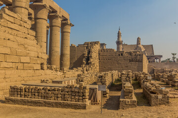 Ruins of the Luxor temple, Egypt