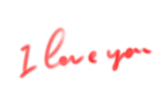 I love you typography hand written. Royalty high-quality free stock PNG image of  Love You handwritten typography lettering with red heart on transparent background. Valentine text I love you