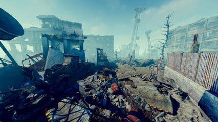 Destruction in the urban environment