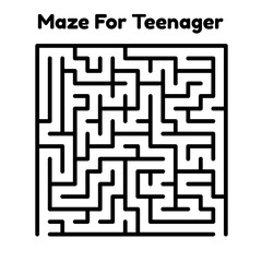 Maze For Teenager