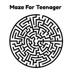 Maze For Teenager