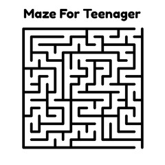 Maze For Teenager