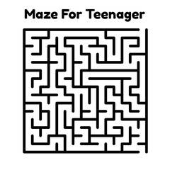 Maze For Teenager