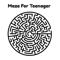 Maze For Teenager