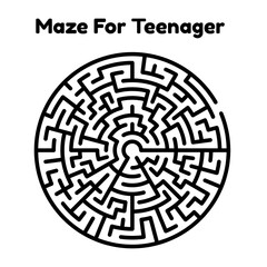 Maze For Teenager
