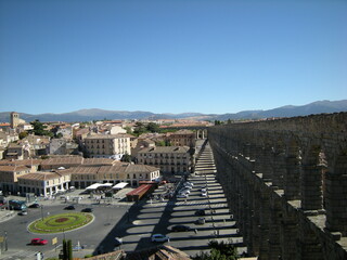 Fototapeta premium The Roman Aqueduct of Segovia, Spain