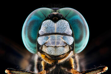 macro  close up of a dragonfly © Dwi