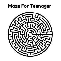 Maze For Teenager