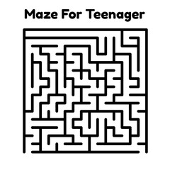 Maze For Teenager