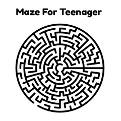 Maze For Teenager