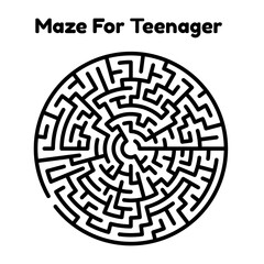 Maze For Teenager