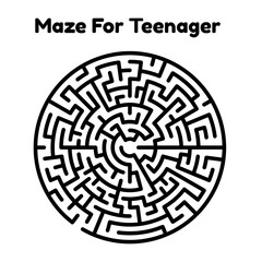 Maze For Teenager