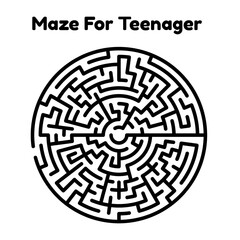 Maze For Teenager