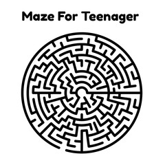 Maze For Teenager