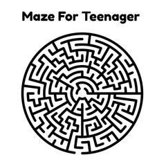 Maze For Teenager
