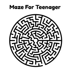 Maze For Teenager