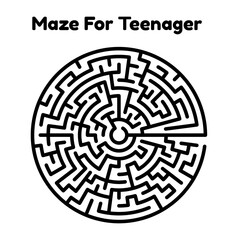 Maze For Teenager