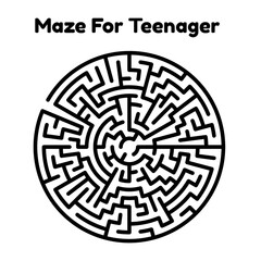 Maze For Teenager