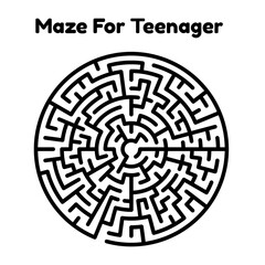 Maze For Teenager