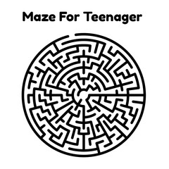 Maze For Teenager