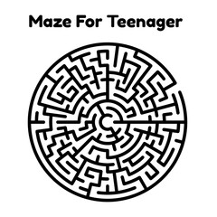 Maze For Teenager