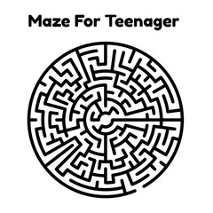 Maze For Teenager