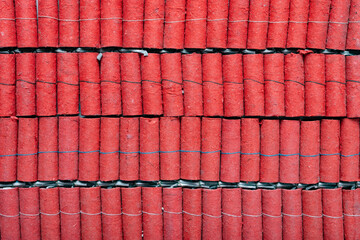 firecrackers as a background and texture