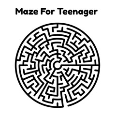 Maze For Teenager