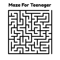 Maze For Teenager