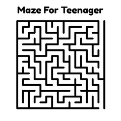 Maze For Teenager