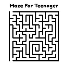 Maze For Teenager