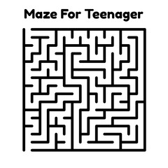Maze For Teenager