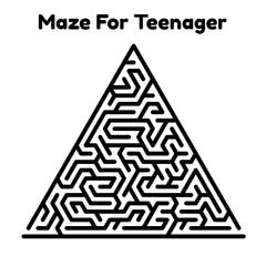 Maze For Teenager