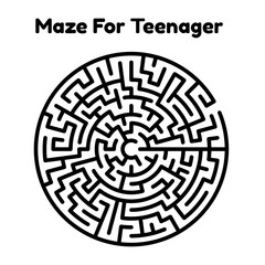 Maze For Teenager