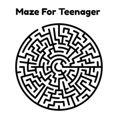 Maze For Teenager